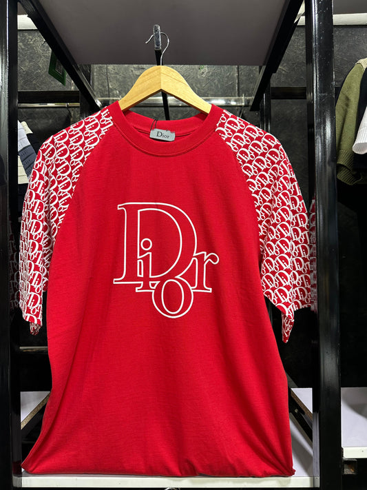 Down shoulder T shirt