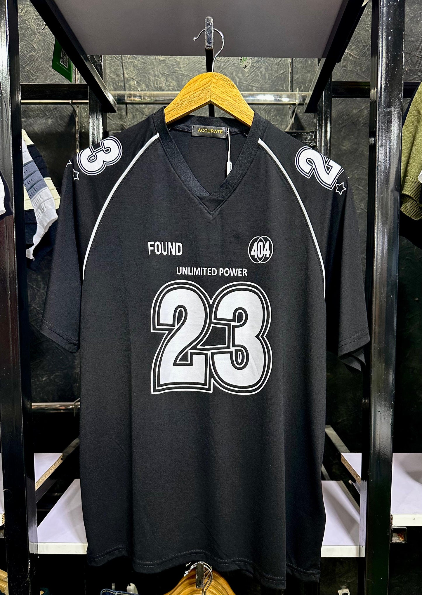 V-Neck Down-Shoulder T-Shirt