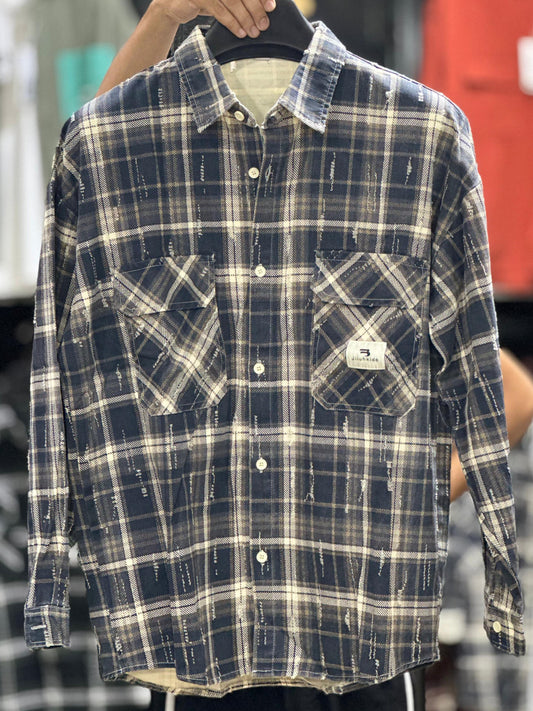 Turkish Imported Casual Shirt – Rough Check Style